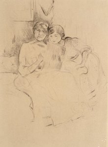 Tekenles door Berthe Morisot