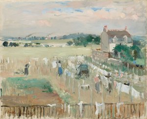 De Was Buiten Hangen om te Drogen, 1875