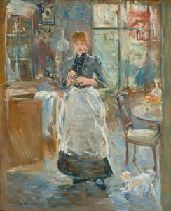 In de eetkamer, 1886