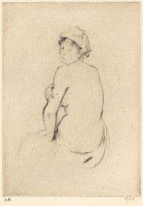 Naakt door Berthe Morisot