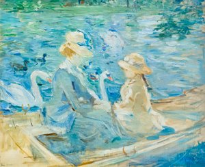 Op het meer in het Bois de Boulogne, ca. 1884