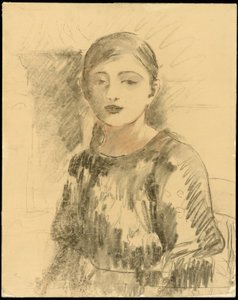 Portret van Julie Manet door Berthe Morisot