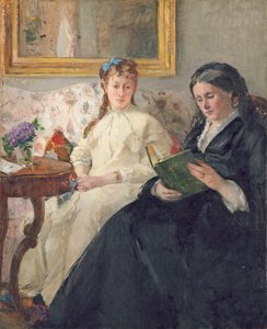Portret van de moeder en zus van de kunstenaar
