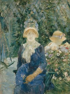 Vrouw in een Tuin, 1882-83