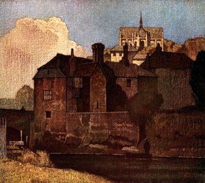 Arundel, West Sussex, 1926 door Bertram Nicholls