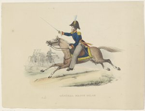 Belgische generaal-majoor, 1830 door Bertrand