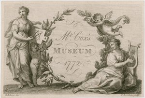 Het Museum van Mr. Cox, 1772 door Biagio Rebecca