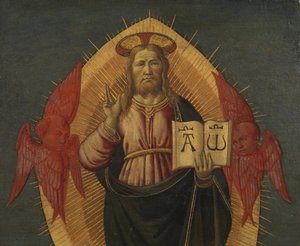 God de Vader in een Zegenende Houding, c.1480