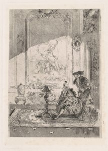 De Vioolles, c. 1874 door Bianchi Mose
