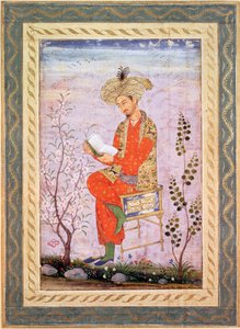 Babur (r.1526-30) Lezend, Mughal door Bishn Das