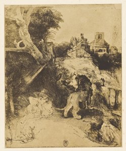 Hiëronymus in de jicht van Albert Durer