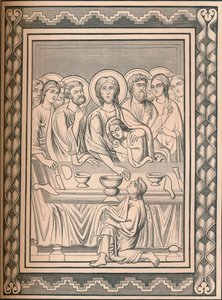 Christus en heiligen, 12e eeuw, 1849