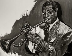 Louis Armstrong, ca. 2021 door Blake Munch