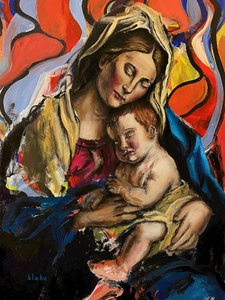Madonna en Kind, ca. 2020 door Blake Munch
