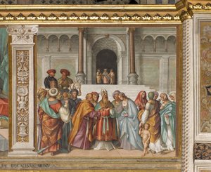 Huwelijk van de Maagd door Boccaccio Boccaccino