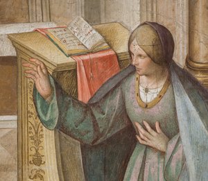 Aankondiging (detail)