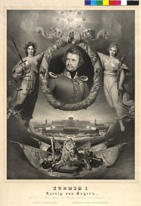 Paltsgraaf van de Rijn Lodewijk I Koning van Beieren door Bodmer (after)