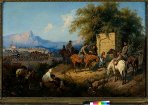 Russische troepen steken de Kaukasus over in Adjara (1830-1860)