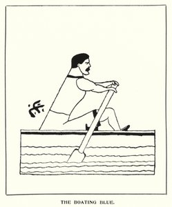 Oxford Grappen: De Roei Blauwe (litho)