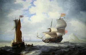 Een marineschilderij
