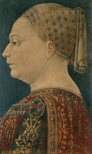 Portret van Bianca Maria Visconti