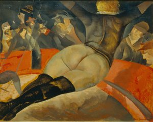 In het circus, ca. 1908 door Boris Dmitrievich Grigoriev
