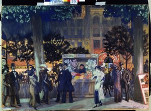 Boulevard in Parijs 