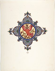 Vuurvogel als Tsarevna door Boris Vasilievich Zvorykin