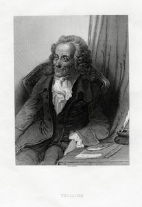Voltaire, Franse Verlichtingsschrijver, essayist, deïst en filosoof, 1884 door Bosselman