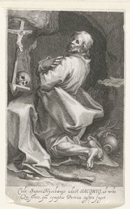 Heilige Jacobus van Nisibis als kluizenaar