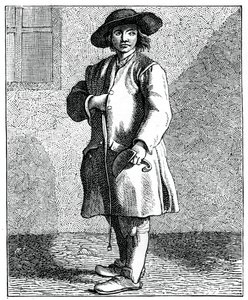 Een schoorsteenveger, 1737-1742 door Bouchardon