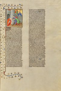 Athalia, koningin van Juda, uit de Tempel gesleurd