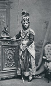 Raja van Rutlam, Central India Agency, 1902 door Bourne and Shepherd