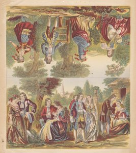 Acht kleurenprints