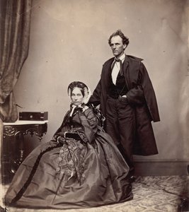 [Senator en mevrouw James Henry Lane], 1861-66 door Brady and Co
