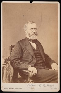 Portret van Ebenezer Rockwood Hoar door Brady