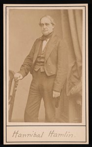 Portret van Hannibal Hamlin 1809-1891, 1857 door Brady
