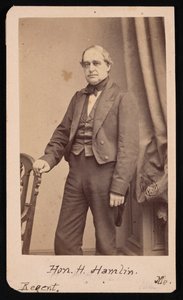 Portret van Hannibal Hamlin 1809-1891 door Brady
