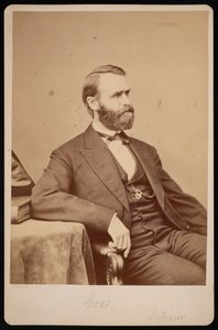 Portret van Jacob Dolson Cox door Brady