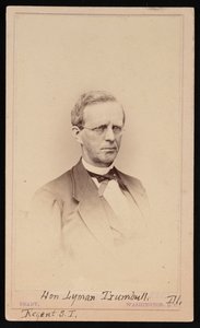 Portret van Lyman Trumbull 1813-1896, tussen 1862 en 1869