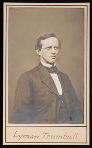 Portret van Lyman Trumbull 1813-1896, tussen 1864 en 1868 door Brady