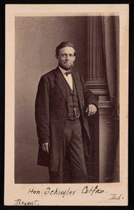 Portret van Schuyler Colfax door Brady