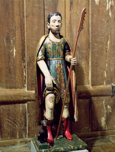 St. Rocco (1295-1327) (polychroom hout)