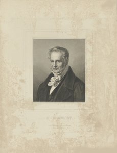 Portret van Alexander von Humboldt 1769-1859, ca. 1850