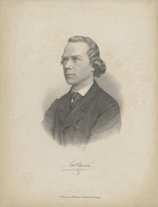 Portret van de pianist en componist Carl Heinrich Carsten Reinecke 1824-1910, ca. 1850 door Breitkopf and Härtel