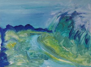 Blauw Rivierlandschap I, 1988