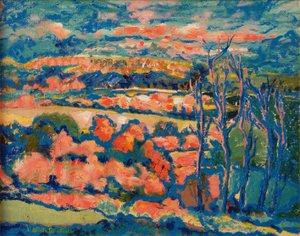 Avondlandschap door Brenda Brin Booker
