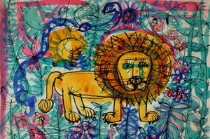 Leeuw door Brenda Brin Booker