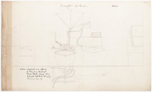 Werktekening voor Demi-Mail Phaeton, nr. 20400 door Brewster and Co.
