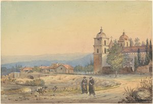 Kerk van Santa Barbara door British 19th Century